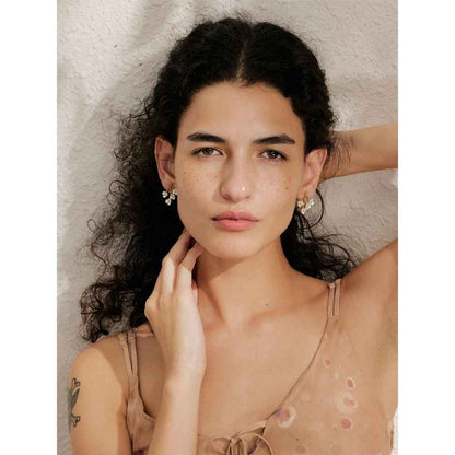 Aros Flor de Hada Dorada