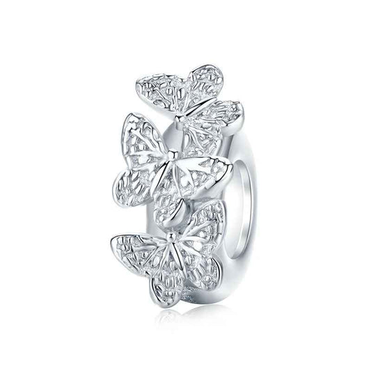Charm Mariposas en Plata 925