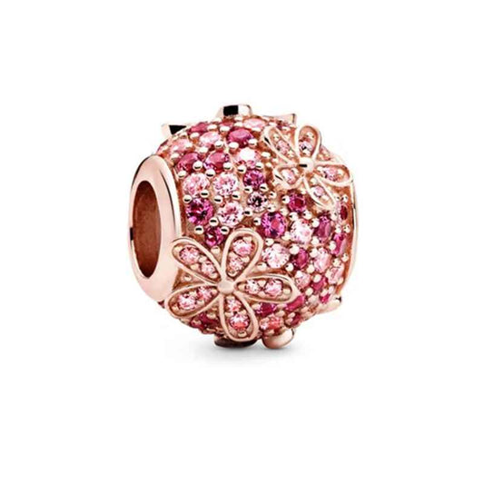 CHARM MARGARITA PAVE ROSA