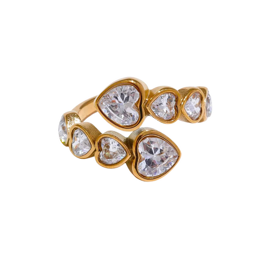 Anillo Corazón Dorado Eterno