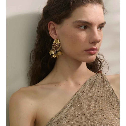 💖Aros Pétalos de Amor Dorado